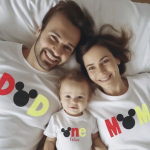 Mickey Mouse Birthday Shirt Disney Vacation Tees Disney Family Shirts Set Birthday Boy Shirt 1st Birthday Boy 2nd Birthday Boy