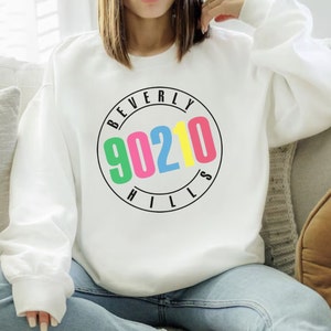 Beverly Hills 90210 Crewneck Sweatshirt for Women Mother’s Day Gift for Mom 90&#39;s TV Show Sweatshirt Teen Drama Tee