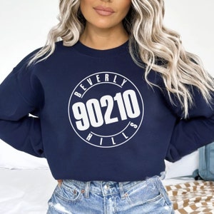 Beverly Hills 90210 Crewneck Sweatshirt for Women Mother’s Day Gift for Mom 90&#39;s TV Show Sweatshirt Teen Drama Tee