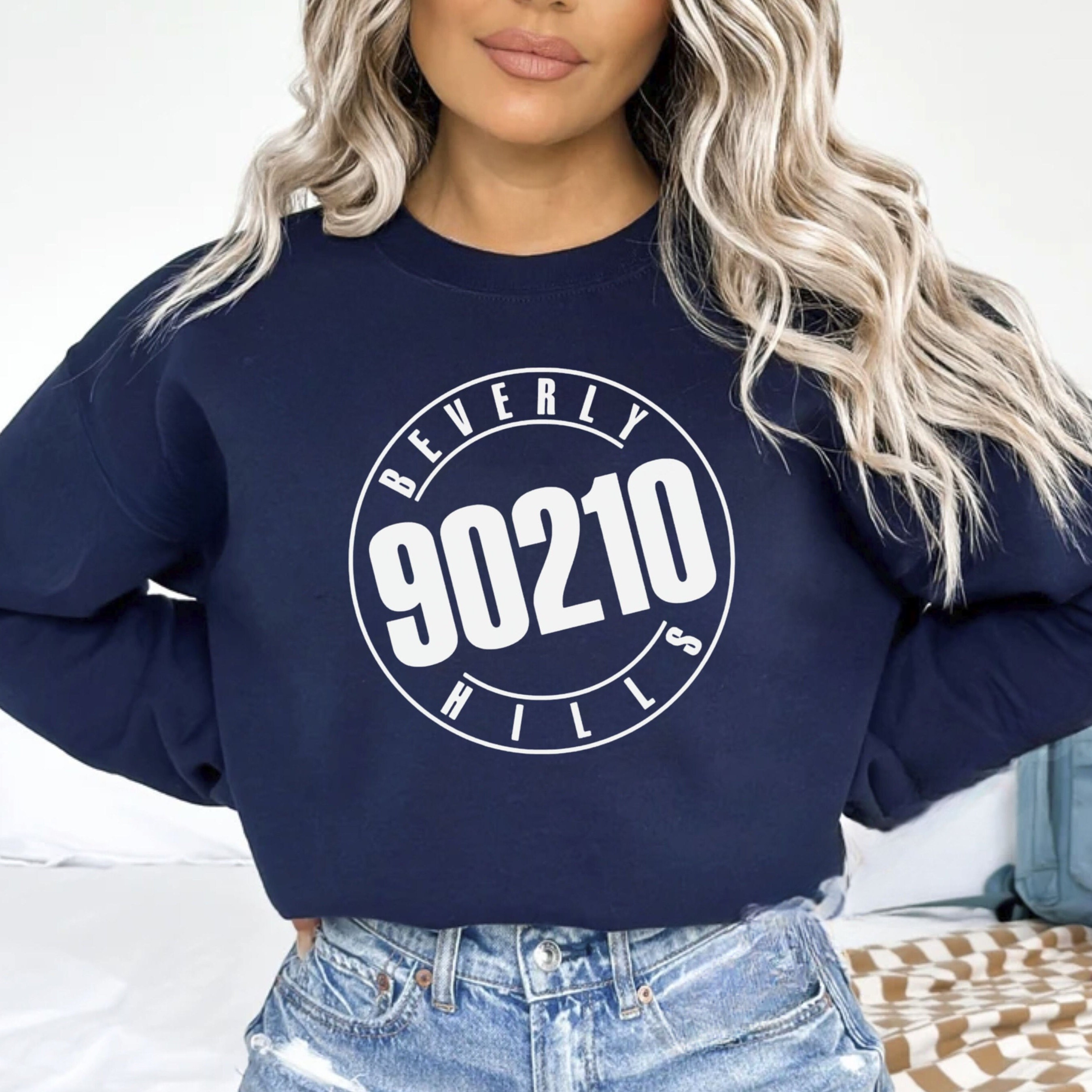 Beverly Hills 90210 Themed Crew Neck Sweatshirt for Women Mother's Day Gift  for Mom 90's TV Show Sweatshirt Teen Drama Tee - Etsy