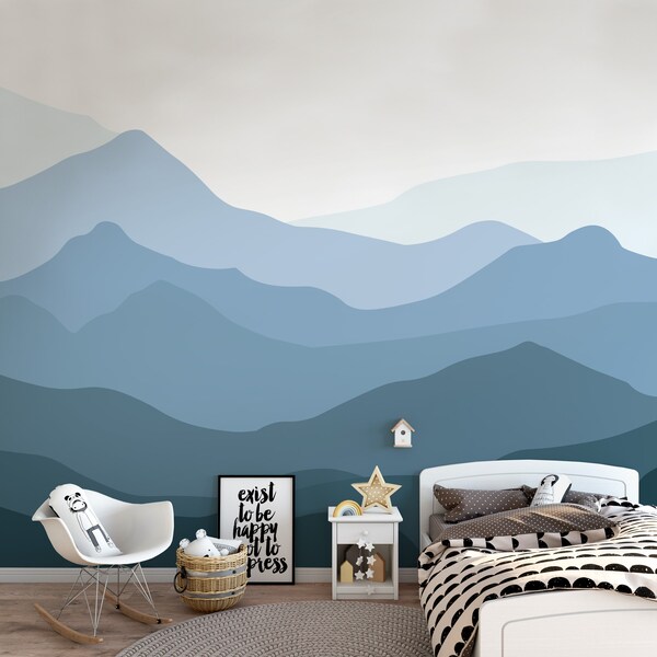 Mountain Nursery Wall Art Etsy