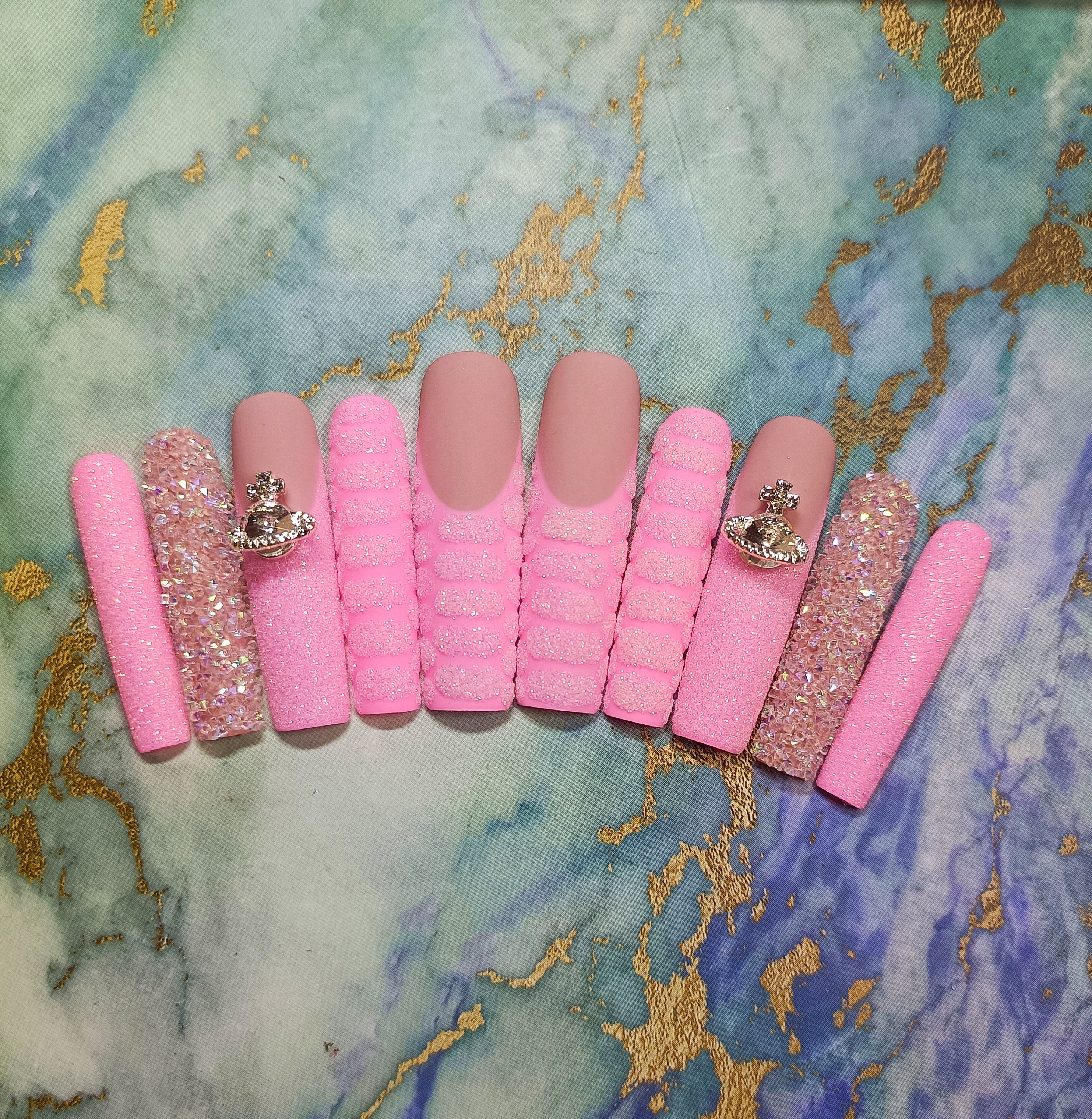 Light Pink Rhinestones Fancy Shape Nail Decoration - 100pcs – Scarlett Nail  Supplies