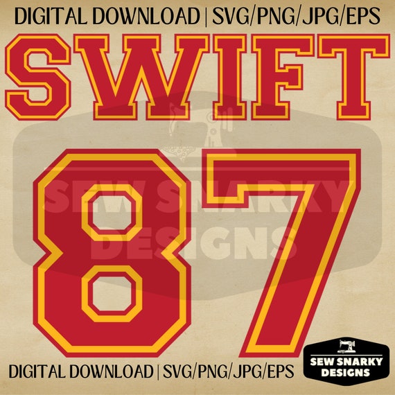 T Swift | Travis Kelce | Number 87 | Digital Download | Kansas Swifty | SVG | PNG