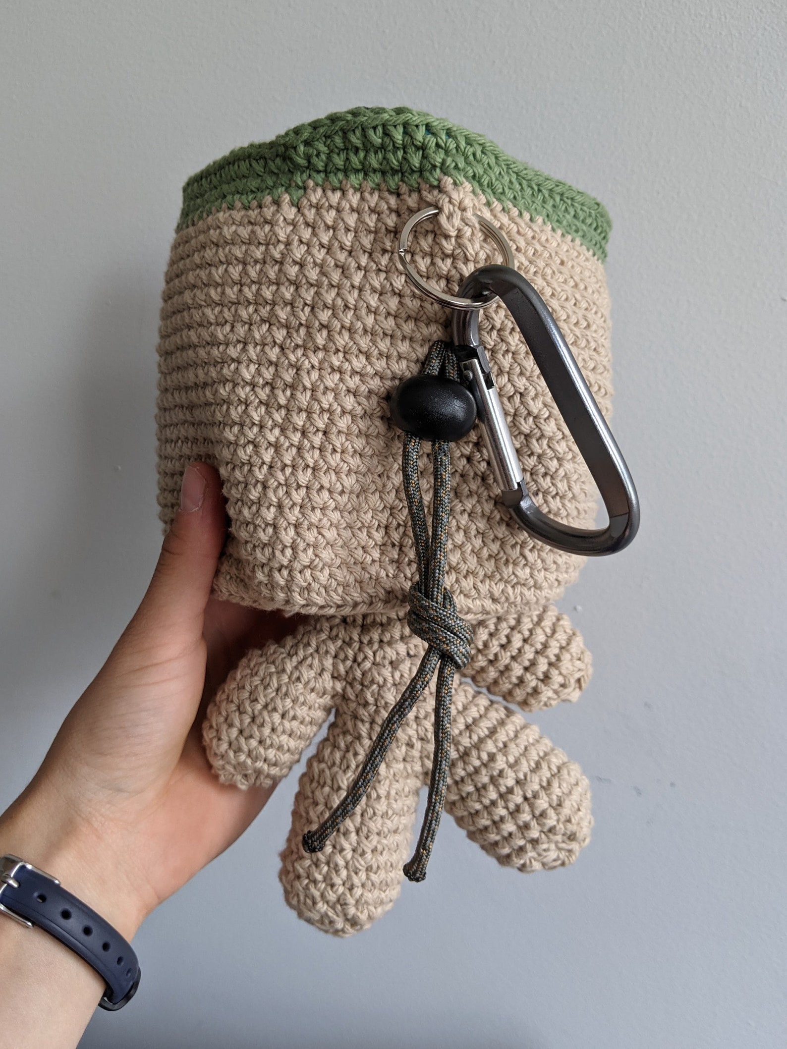 Baby Groot Chalk Bag PDF Intermediate Crochet Pattern Etsy