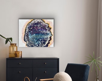 Abstract Fluid Art Painting | Modern Contemporary Decor, 16x20