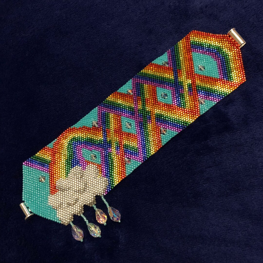 Refrankting Rainbows Cuff Bracelet PATTERN Etsy