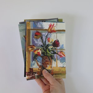 Kaartpakket met bloemstillevens