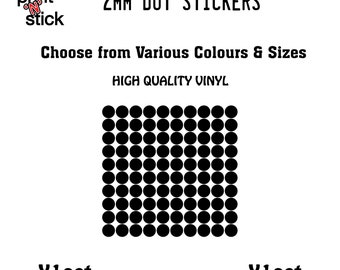 2mm Dot Stickers