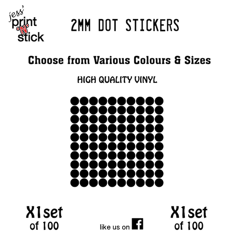 Sticker Dot Pattern Dot Stickers - Etsy