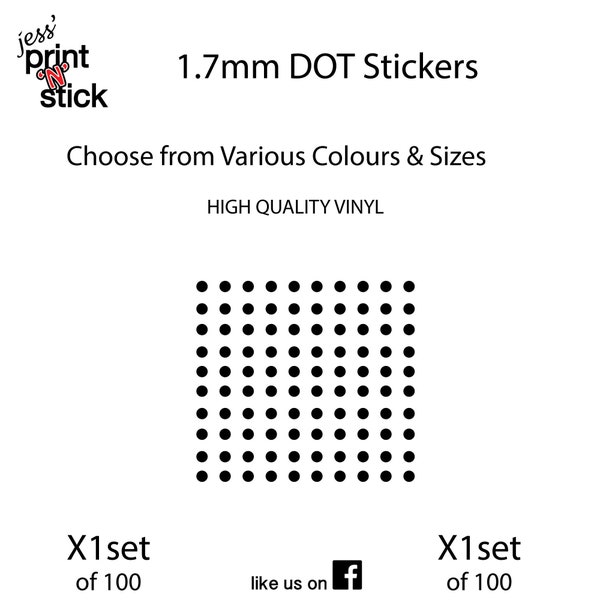1.7mm Dot Stickers
