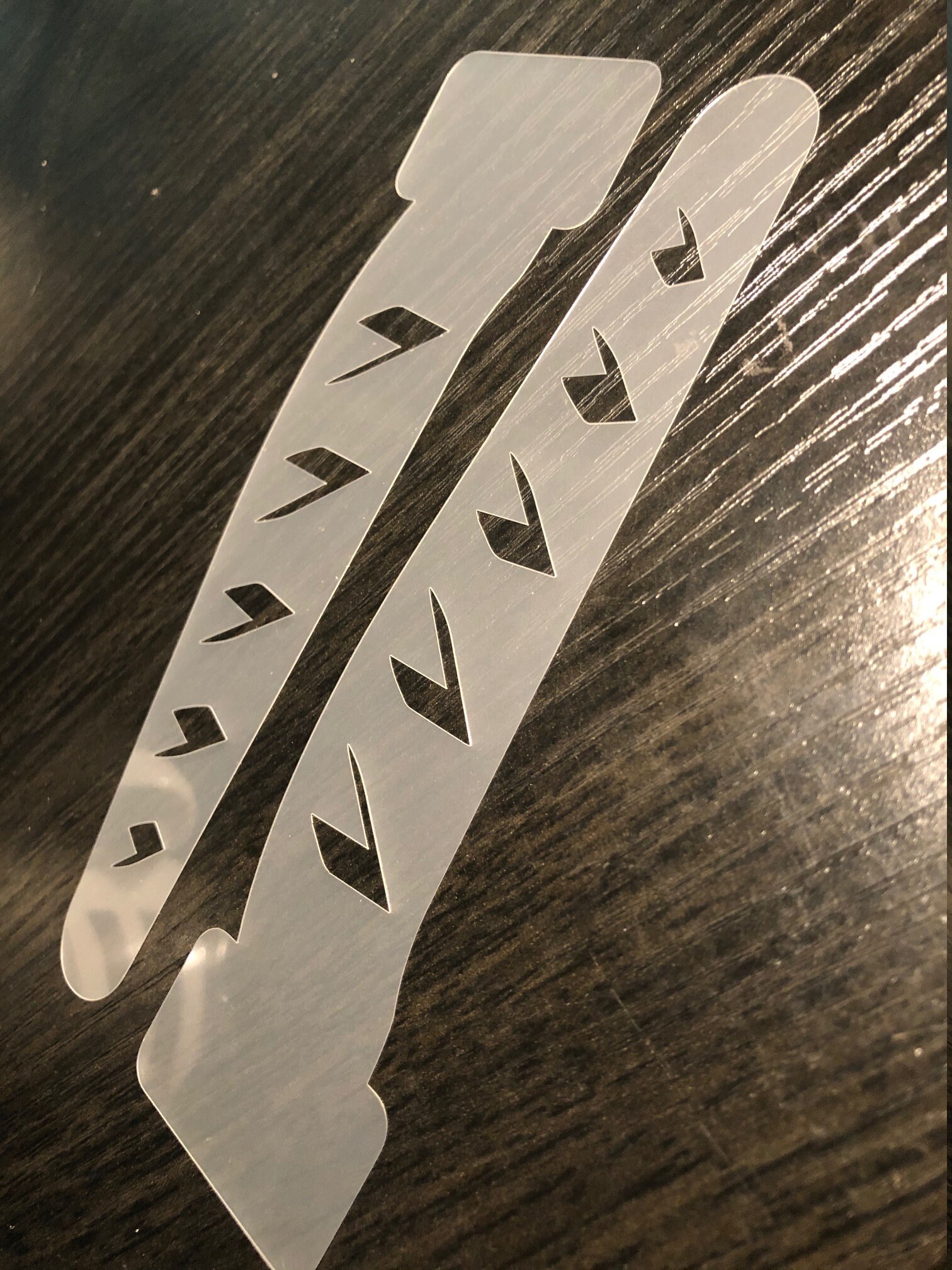 Sporting Goods Mackerel Pattern REUSABLE 5” Fishing Lure Stencil x1 Set