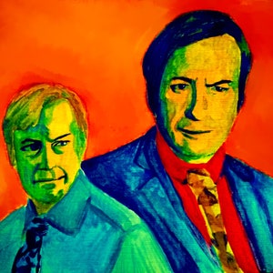 Jimmy Mcgill vs Saul Goodman - watercolour giclee print