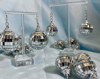 Handmade Disco Ball Earrings | Handmade Earrings | Handmade Jewelry