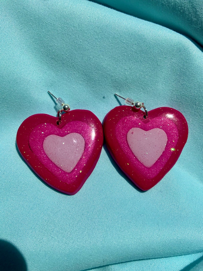 Valentines Day Powerpuff Girls Heart Handmade Jewlery