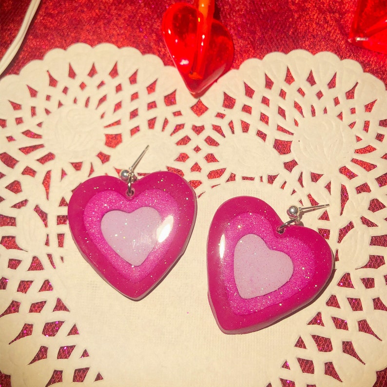 Valentines Day Powerpuff Girls Heart Handmade Jewlery