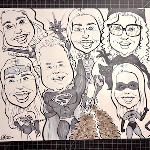 Black & White Caricature