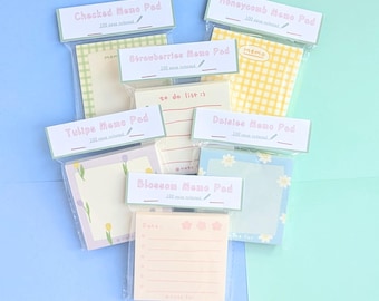 Pocket Memo Pad – Floral Notelets, 100 Sheets