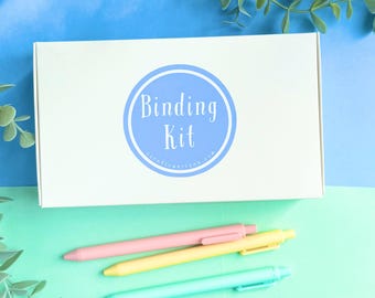 Kit complet de reliure : kit de création de carnets DIY pour débutants