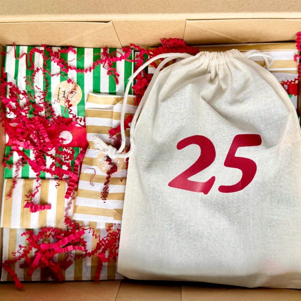 Christmas Journaling Advent Calendar – Mini Journal & Craft Supplies