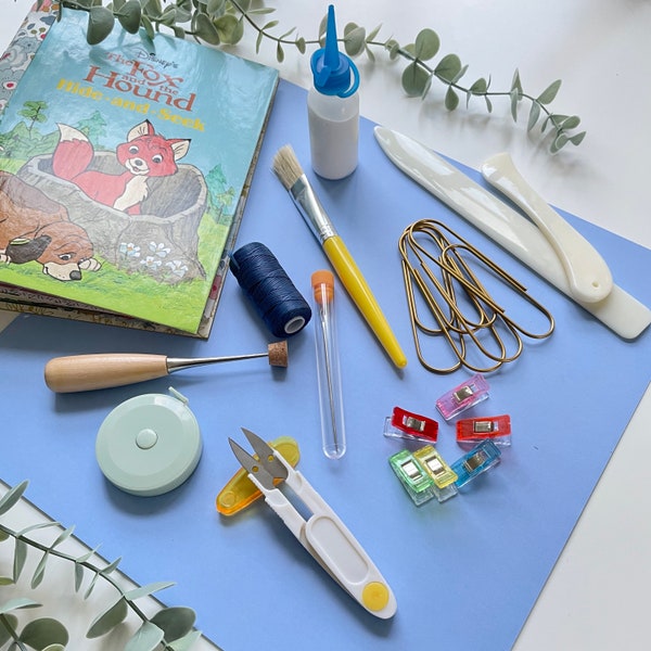 Kids Book Binding Kit Etsy
