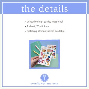 Knitting Crochet Stickers – Yarn Lover Sticker Sheet – Planner & Journaling Stickers image 3