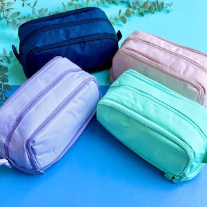 Zipped Pencil Case – Multi-Pocket Stationery Pouch for School, Journaling, Crafting & Office – 4 Colours Available