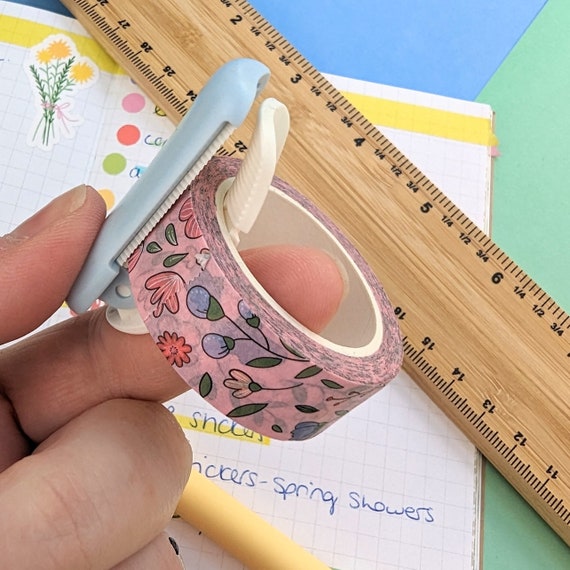 Washi Tape Cutter Pastel Washi Tape Cutter Clip on Washi Tape