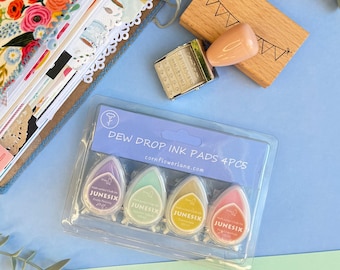 Ink Pad Set – Water Based Craft Stamping Ink Pads (4 Pack)