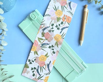 Massicot A4 30,5 Cm PRIDEEP Portable Titane - Sécurité Automatique, Règle Latérale Pour Artisanat