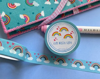 Rainbow Washi Tape - Weather Washi Tape - Decorative Tape - Bullet Journaling Supplies - Craft Tape
