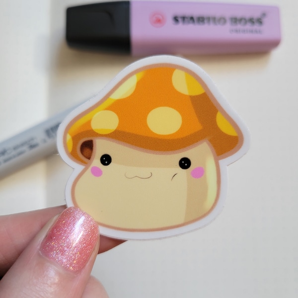 Maplestory Mushroom - Cute Vinyl Sticker 2x2