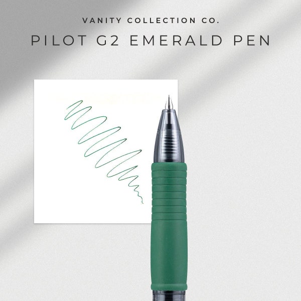 Emerald Green Pen Pilot Pen | Premium Gel Roller | Fine Pen