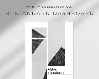 Higher Standards Dashboard - A5 Printable