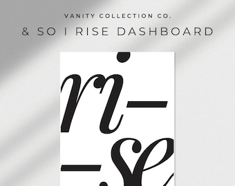 And So I Rise - A5 Printable