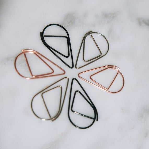 Graffette A Forma Di Cuore 100 Pezzi - Oro Rosa Per Ufficio, Scuola, Inviti E Decorazioni - Foto 12