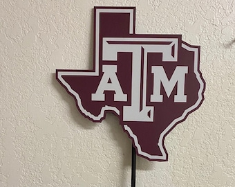 Texas A&M Yard Decor