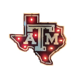 Texas A&M Recycled Metal Wall Decor