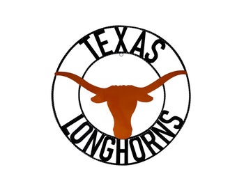 University of Texas Longhorns Wrought Iron Wall Decor - University of Texas Longhorns Patio Decor