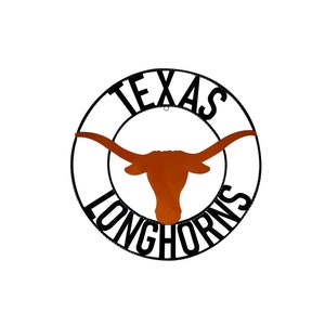 University of Texas Longhorns Wrought Iron Wall Decor - University of Texas Longhorns Patio Decor