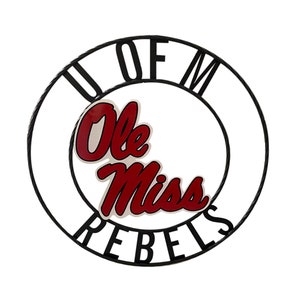 University of Mississippi Ole Miss Wrought Iron Wall Decor