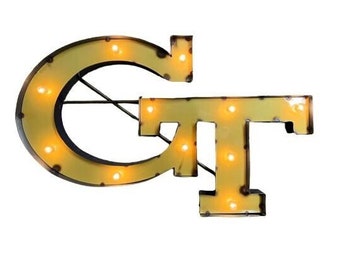 Georgia Tech Recycled Metal Wall Decor