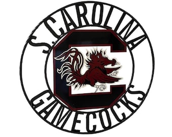 South Carolina Gamecocks Wrought Iron Wall Decor