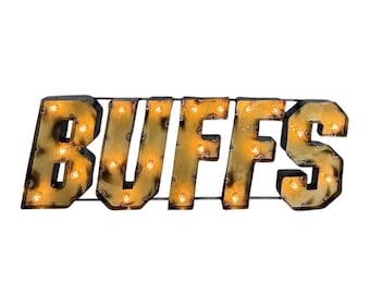 Colorado Buffs Illuminated recycled metal wall decor