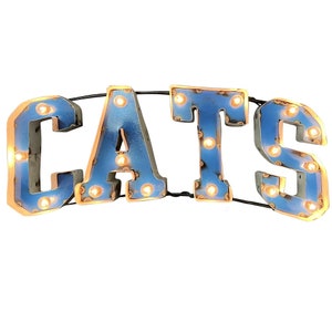 Kentucky Wildcats “CATS” Recycled Metal Wall Decor