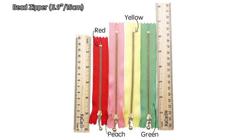 20cm YKK Bear ZippersVarious Color ZipperLaces Zippers Stylish Zipper Colors ZipperRibbon Zipper pullZipper for pouchZipper for dress image 7