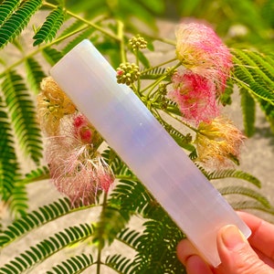 Selenite Charging Plank 6&quot; - Cleanses all your Gemstones! Brings in Divine Intuition, a Powerful Protective Stone!