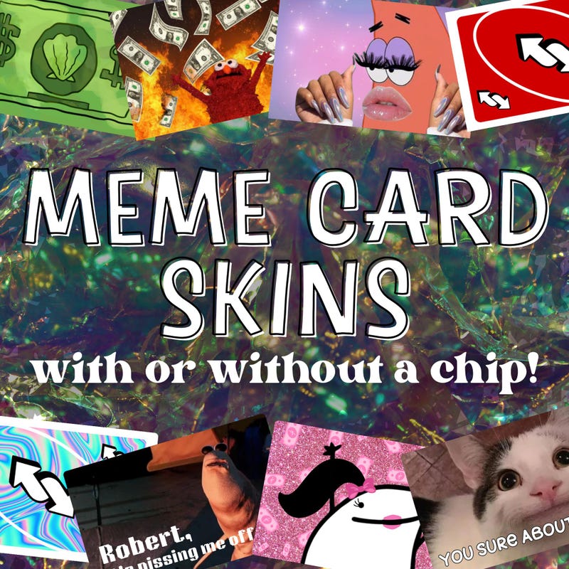 Debit Card Meme Sticker - Etsy