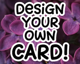 Design Your Own Card - Debit or Credit