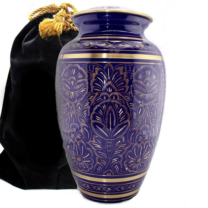 Majestic Purple Cremation Urn Urns for Human Ashes Cremation Etsy