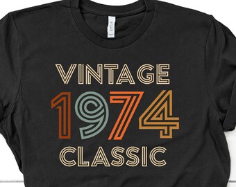 Customize Birthday Shirt, Custom Year Birthday Shirt, 46 Years Old Vintage Tee, 46th Birthday Gift, 46th Birthday Shirt, Gift for Mom